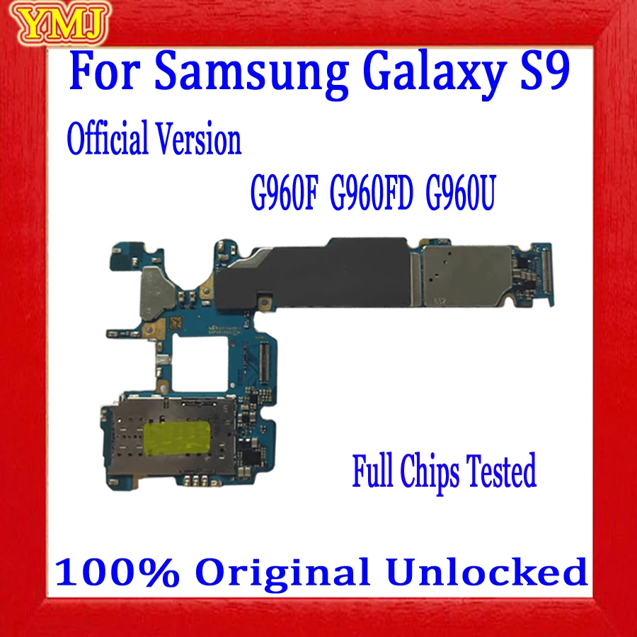 Celotno žetonov preizkušen Matično ploščo Za Samsung Galaxy S9 G960F G960FD G960U, Prvotno Odkleni Za Samsung G960F Logiko Odbor 64GB