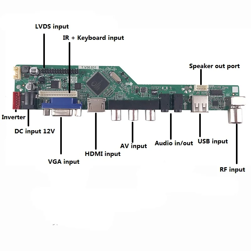 Komplet za LP156WHB(TL)(C1) gonilnik Krmilnika odbor USB, HDMI, VGA daljinsko Plošči Zaslona TV AV LCD LED 15.6