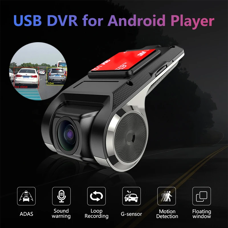 Za Avto DVD Android Predvajalnik Navigacija Full HD 1080P Avto DVR USB ADAS Dash CamHead Enota/Auto Avdio Alarm LDWS G-Shock