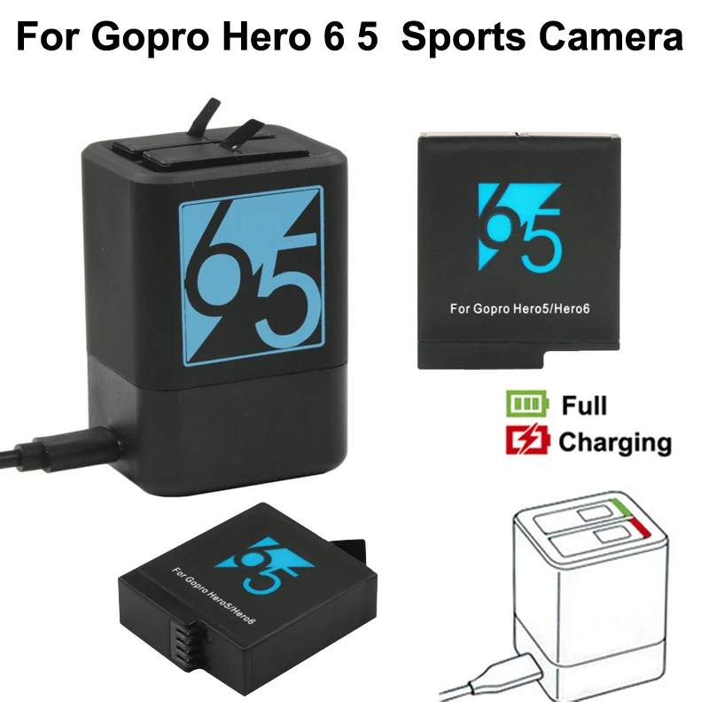 Dvojni Polnilnik batterie za gopro hero 5 črni baterija za GoPro Hero 6 8 hero7 hero6 hero5 baterija za GoPro baterije 7