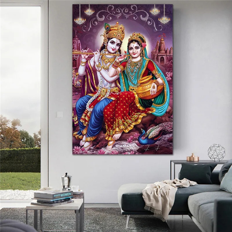 Indijski Stil po Meri, Poster Tiskanje Wall Art Platno Slikarstva, Fotografije, Za Domači Dnevni sobi Dekoracijo Natisnjeni Platno, Slikarstvo, Umetnost