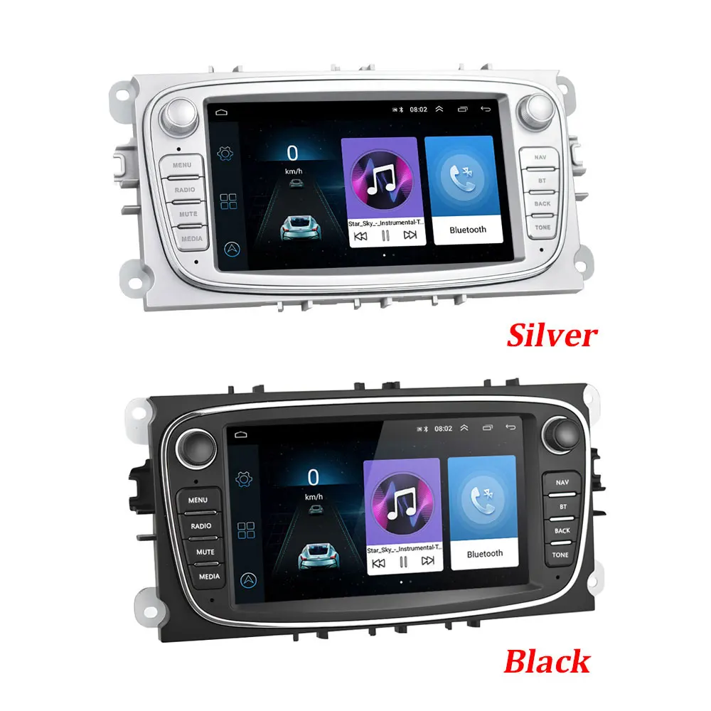 Podofo 2 din Android 8.1 Avto Radio Multimedijski Predvajalnik, GPS Autoradio 2din Za FORD/Focus II/Mondeo MK4/S-Max/Galaxy/C-Max/Kuga