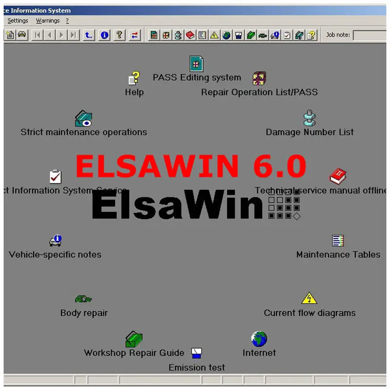 2019 Top Prodajne ElsaWin 6.0 V Delo za v-w Za Audi Samodejno Popravilo Programske opreme, Podatkov, ELSAWIN V6.0 Najnovejšo Različico Brezplačna Dostava