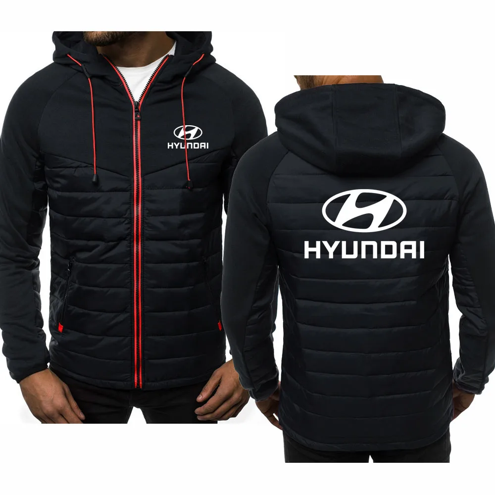 Hoodies Moških Hyundai Motor Avtomobila Logotip Tiskanja Pomlad Jesen Jakna Mens Priložnostne Majica z Dolgimi Rokavi Moški zadrgo Jakna Moški, ki so Hoody