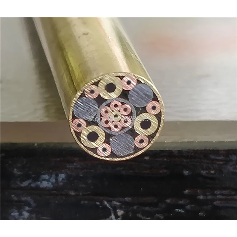 6 mm Premer DIY Nož Kolenom Mozaiki Pin Kovice 9 cm Dolžina Nohtov Medeninasto Cevko+jeklena Cev #P06