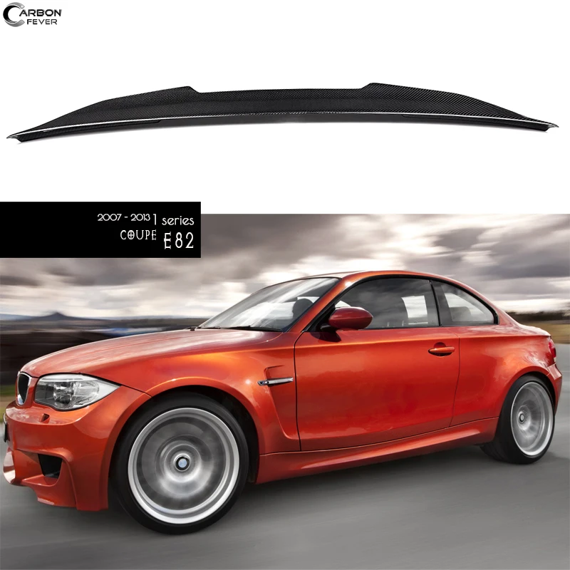 Ogljikovih Vlaken Spojler za BMW 1 Series 2-Vratni Coupe 2007 - 2013 (E82)