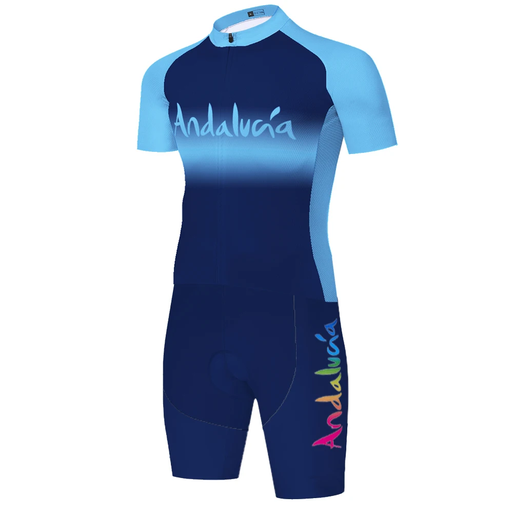 ANDALUCIA kolesarjenje skinsuit 2021 izposoja jumpsuit spandex triatlon obleko moški kolesarski komplet 20 D uniformes de ciclismo par hombre