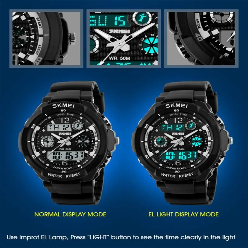 Nove Športne Mens Ure blagovne Znamke Vojaške Vojske Luksuzni Digitalni LED Quartz uro ročno uro Relogio Reloj SKMEI Ura Relojes
