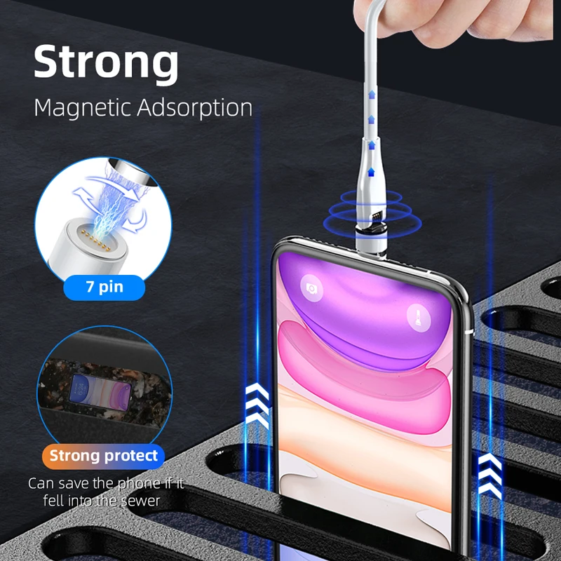 Magnetni Podatkovni Kabel za Samsung SONY HUAWEI HONOR Xiaomi Redmi vivo oppoMagnet USB Tip-C Kabel za iPhone 12 Magnetni Polnilnik