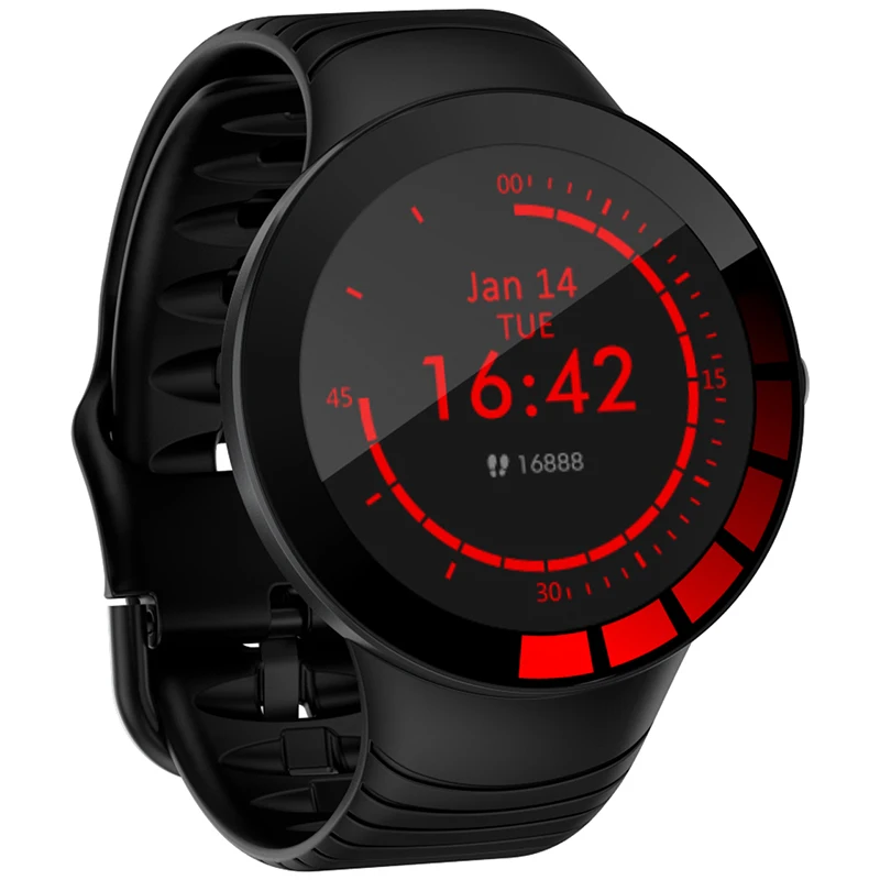 IP68 Pametno Gledati Moške Ure Nepremočljiva Veliko Velik Zaslon E3 Smartwatch Športne Ure Srčni utrip, Krvni Tlak Zdravje Tracker