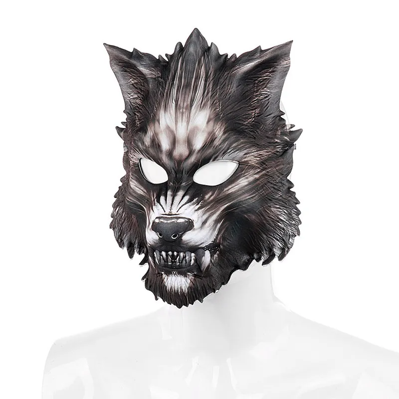 GNHYLL EVA Smešno Smešno Igri Živali Halloween Volk Masko Cosplay Maškarada Maske Polovico Obraza Volkodlak Stranka Masko Dekoracijo