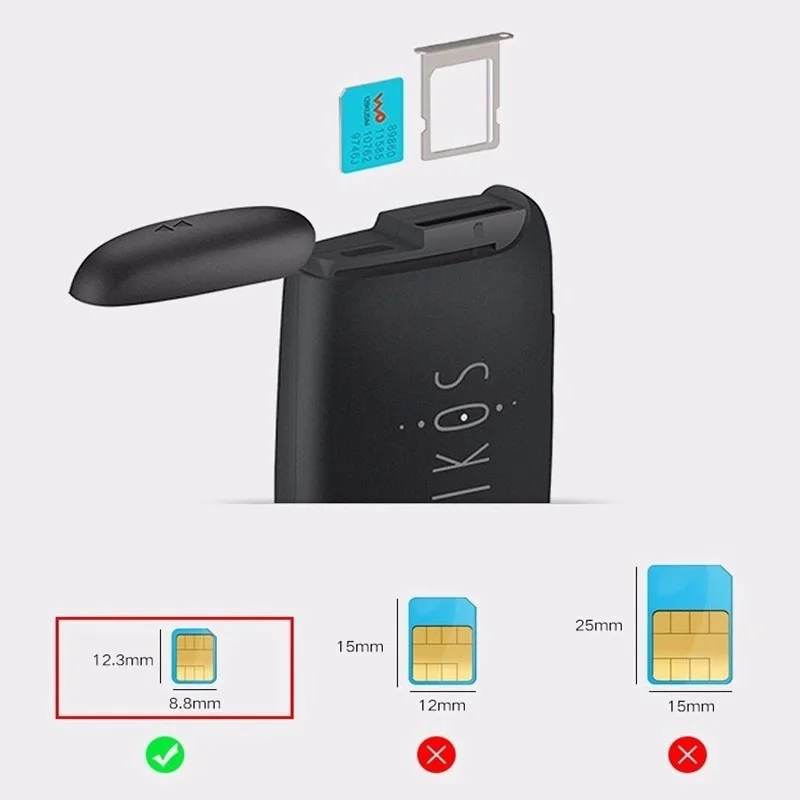 IKOS Dveh Aktivnih Kartic SIM Adapter Za iPhone 6 7 8 X XS MAX Dual SIM Kartice Bluetooth Pripravljenosti Adapter Za iPod iPad Ne bjekstvo iz Zapora