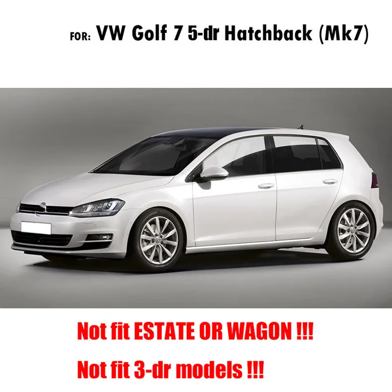 Za Volkswagen VW Golf 7 / GTI R Mk7 Hatchback Izstopna odprtina 2013 2016 2017 2018 Trunk Linijskih Boot Tovora Mat Pladenj Tla Preproga