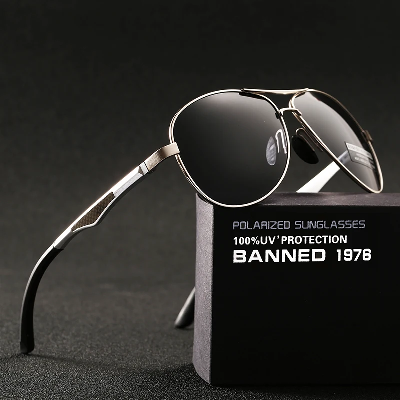 2020 aluminija, magnezija okvir spomladanski tečaj noge Oblikovalec Polarizirana sončna Očala Za Moške, modni Vožnjo sončna Očala z šatulji