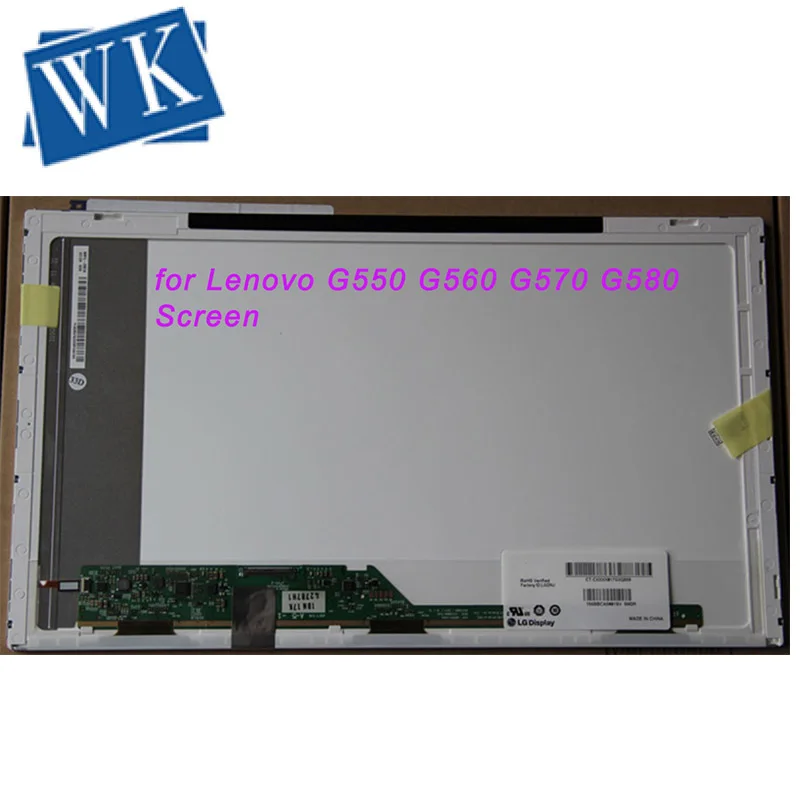 Lenovo G550 G560 G570 G580 Zaslon Sijajni LCD Matrika za Prenosnik 15.6 HD 1366*768 LED Zaslon za Zamenjavo Plošče