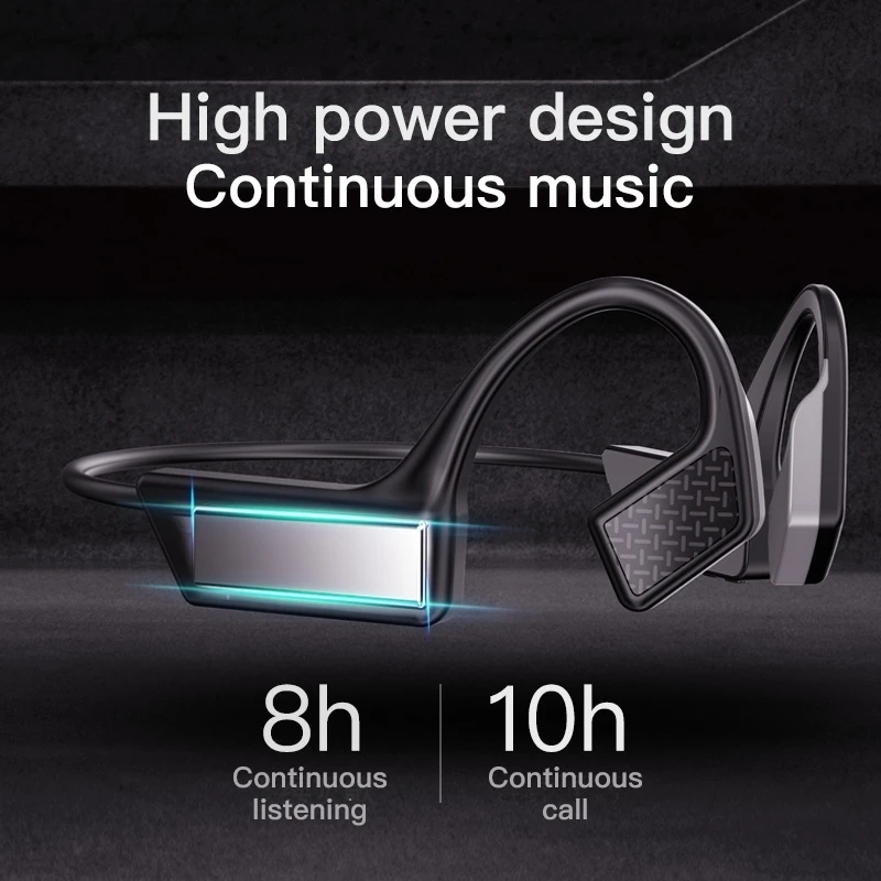 K08 Bluetooth 5.0 Brezžične Slušalke Kostne Prevodnosti Slušalke Šport na Prostem Slušalke z Mikrofonom za Prostoročno uporabo Slušalke Čepkov
