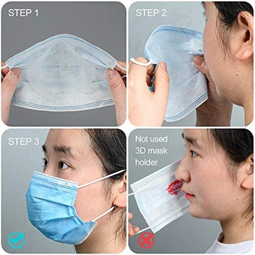 Unisex Masko Imetnik Šminka Varstvo Kul Dihanje Maske Nosilec za Izboljšanje Dihanja Nosilec za Večkratno uporabo -dustproof Masker #