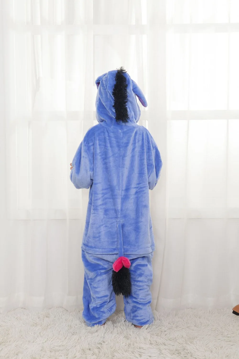 Mačka Onesies Osel Pižamo Otrok, Cosplay Kostume Otroci Unisex Helloween Božično Zabavo Sleepsuit Infantil Menino