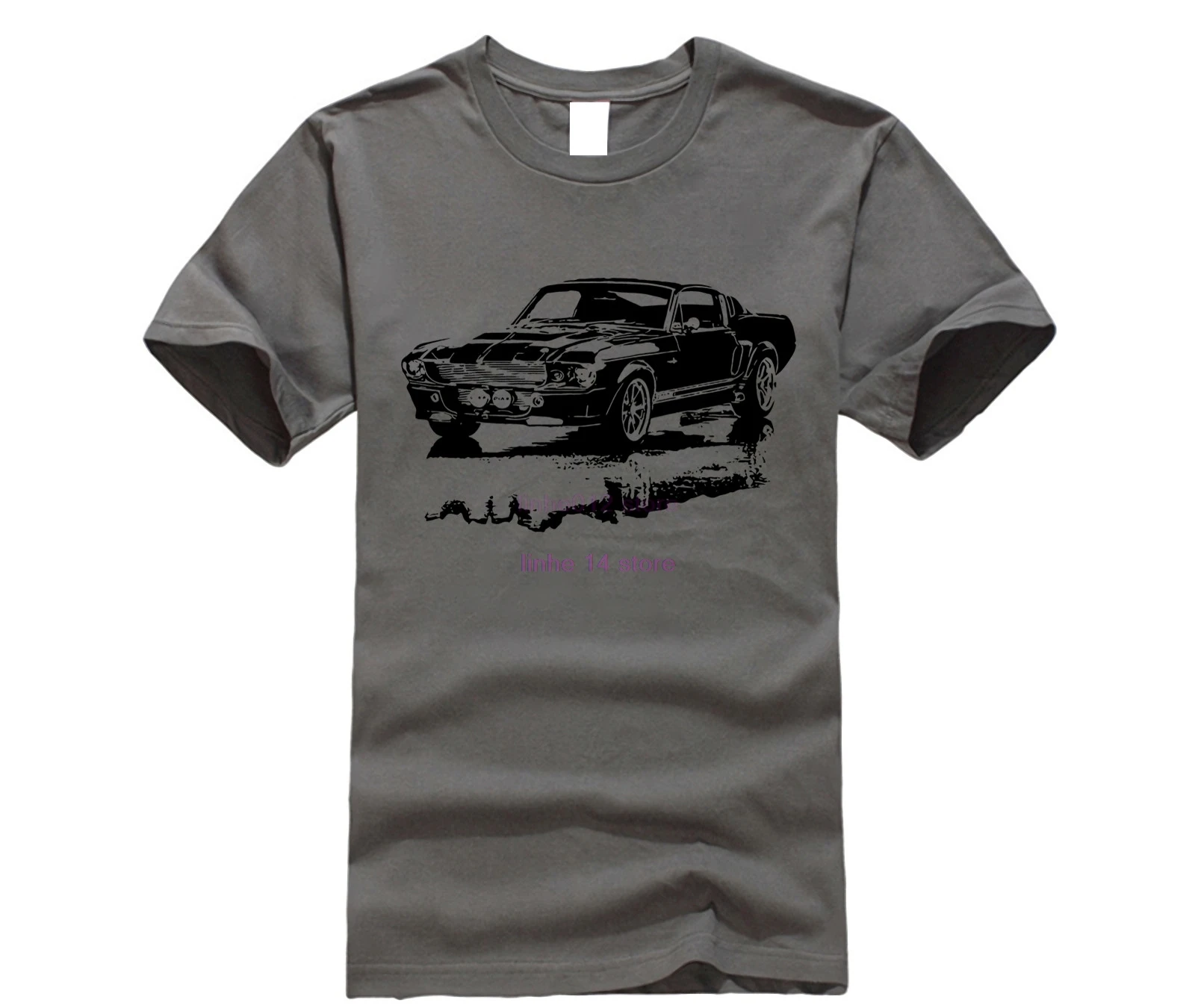 2020 Poletje Slog, Moški Tee Majica Ameriški Muscle Car Gt500 E 1967 Eleanor Mehko Bombažno majico, s-xxxl Več Barv