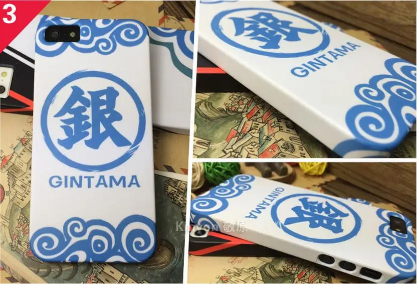 GINTAMA Cosplay Telefon Primeru Anime Zbirateljskih Silikonski Telefon Kritje velja Za Iphone 6/6s/7/7S Plus