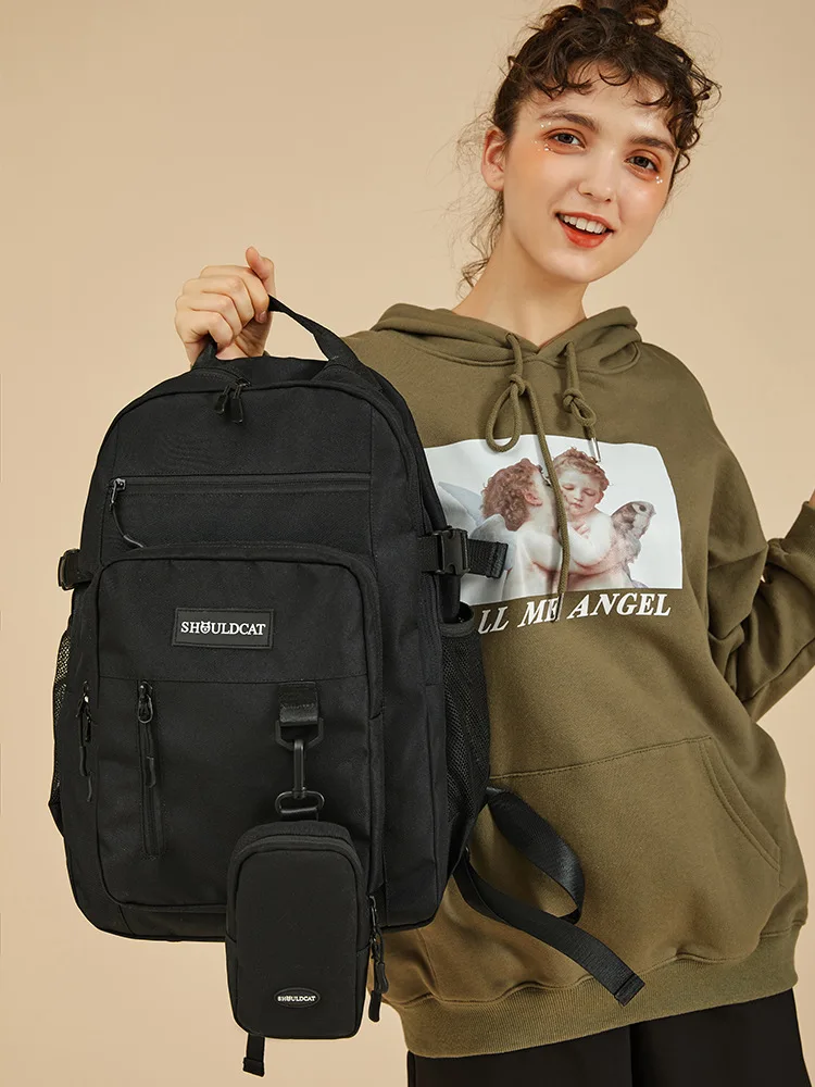Veliko zmogljivosti potovanja nahrbtnik preprost Harajuku slog večnamenski prostor nahrbtnik študent računalnik nahrbtnik šolsko torbo