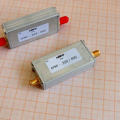 KFBP-320/400 320~400MHz UHF band široko pasovni filter, SMA vmesnik