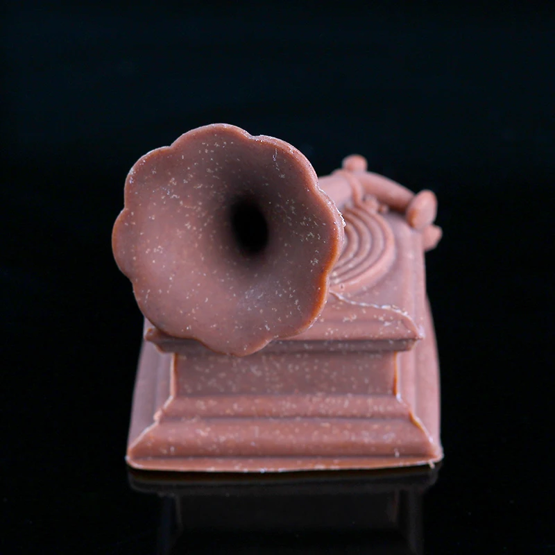 Nicole 3D Phonograph Design Silikonsko Plesni Fondat Torta Dekoraterstvo Orodja Ročno izdelana Mila Čokoladni Bonboni za Izdelavo Odlitkov