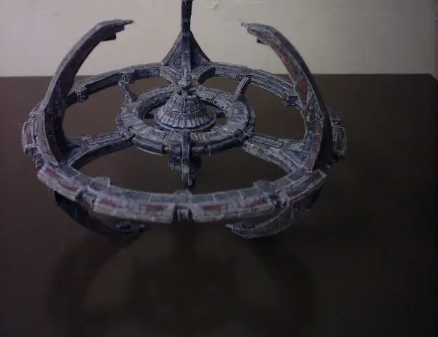 Star Trekk DS9 Deep Space Nine Papir Model Vesoljske Postaje 3D Papir Model DIY Ročno Otrok, Odraslih, Izobraževalne Igrače