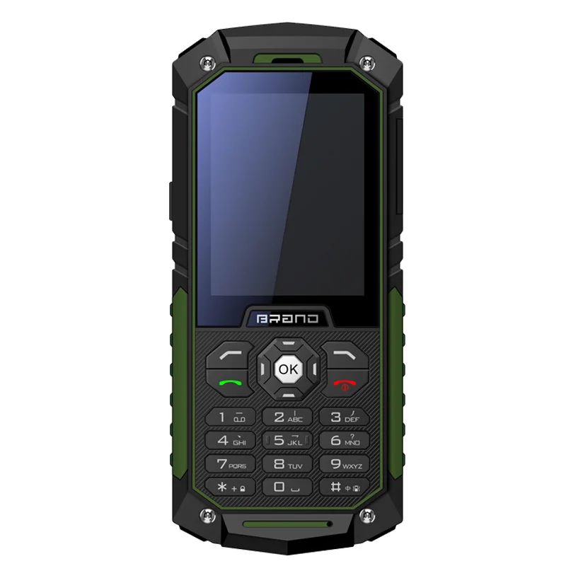 Rungee m8/S6 Nepremočljiva Telefon rusko Tipkovnico Velike baterije IP68 Vodotesen telefon flashligh
