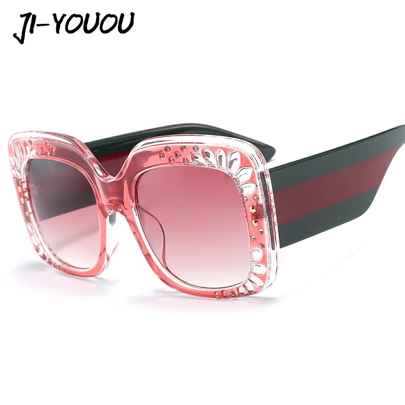JIYOUOU sončna očala za ženske blagovne znamke cateye očala 2018 Nove HD oculos modna sončna očala Kvadratni plastični okvir odtenki UV400 ženske
