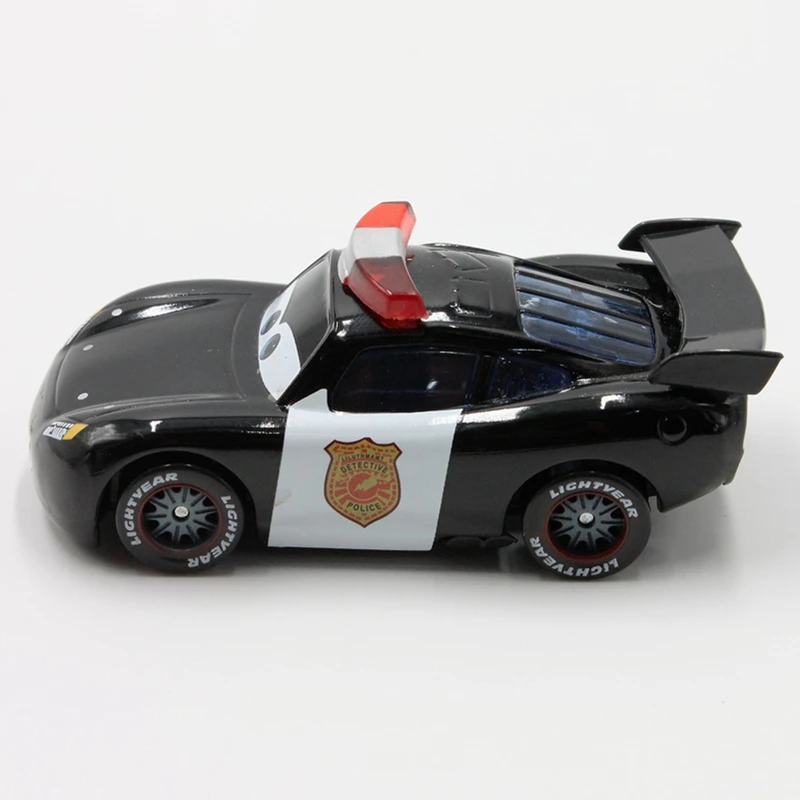 Oroginal Disney Pixar Cars Policijsko različico Strela McQueen Diecast Kovinski Luštna Igrača Avto Za Otroke Darilo 1:55