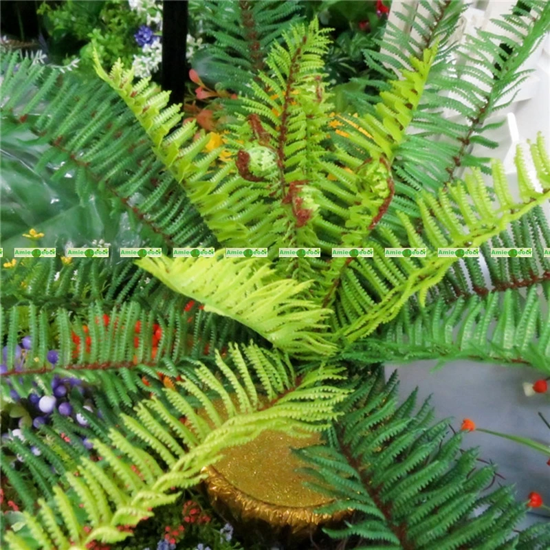 23 Glavo Umetno Phoenix Vejice Palm Zimzeleni Listi Rastlin Drevo Ne Lonec Vaza Božič Dom Saga Dekor Zelena AT018
