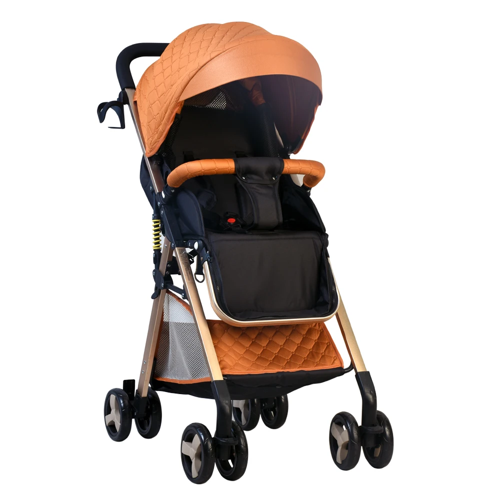 EU skladišča, Lahka teža potovanje Baby voziček prenosni lahko sedi in leži zložljiva otroška visoko ležeči voziček