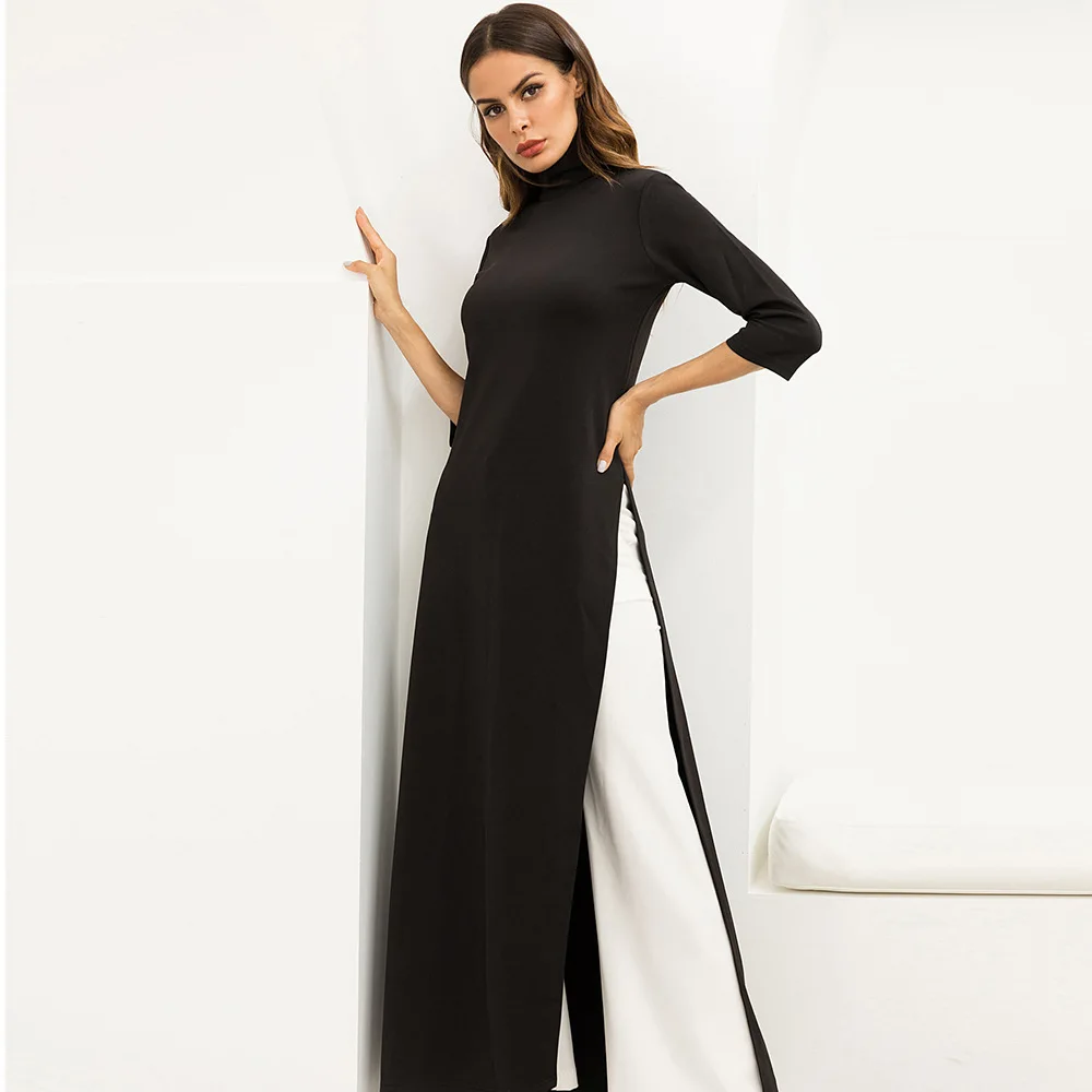 2020 Ženske noše Žensk Pomlad Pleteni, Stretch plus velikost black zaraing-slog za sheining Sukienka Boho ženske ženska obleka