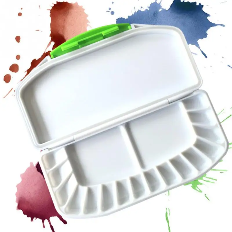 Mešanje Umetnik Domače ustvarjalce Olje Enostavno Čiščenje Pladenj Lepe Risbe Trajno Barvanje Akvarel Plošč ABS Paleta