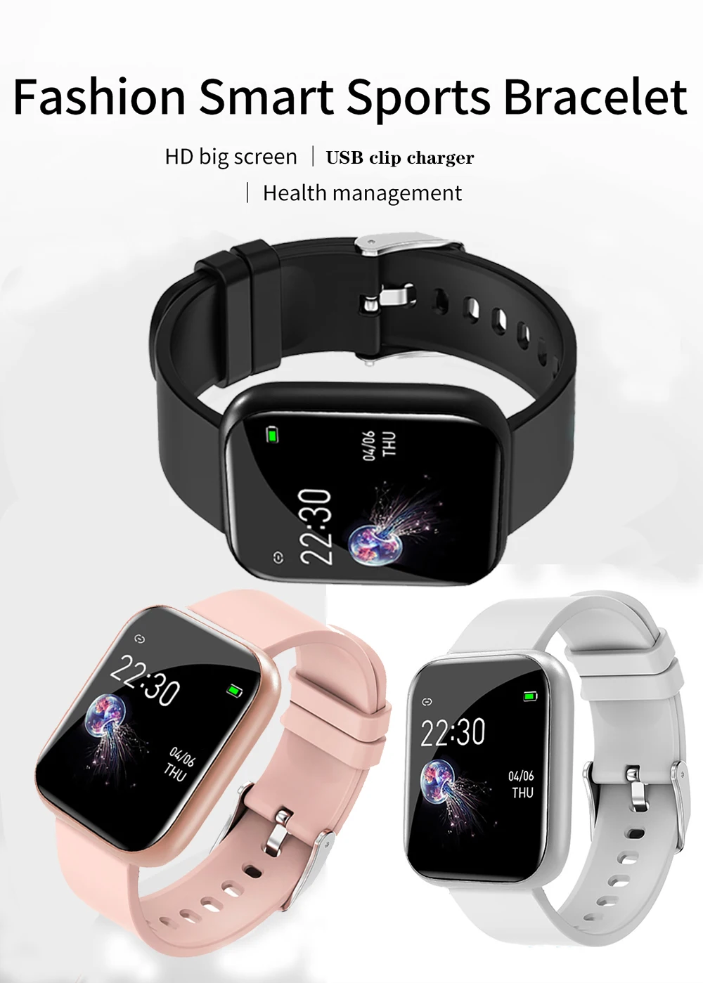 I5 Ženske Nepremočljiva Pametno Gledati P70 P68 Bluetooth Smartwatch Za Apple&Telefon Xiaomi Srčnega Utripa Fitnes Tracker D20 Y68