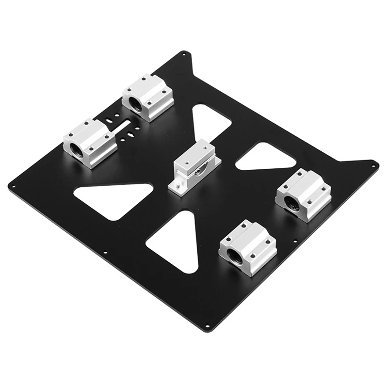 Aluminij Y Prevoz Anodizirane Plošče Black Nadgradnjo V2 Prusa I3 V2 Toplo Posteljo Podporo Ploščo za Prusa I3 Diy 3D Tiskalnik Deli