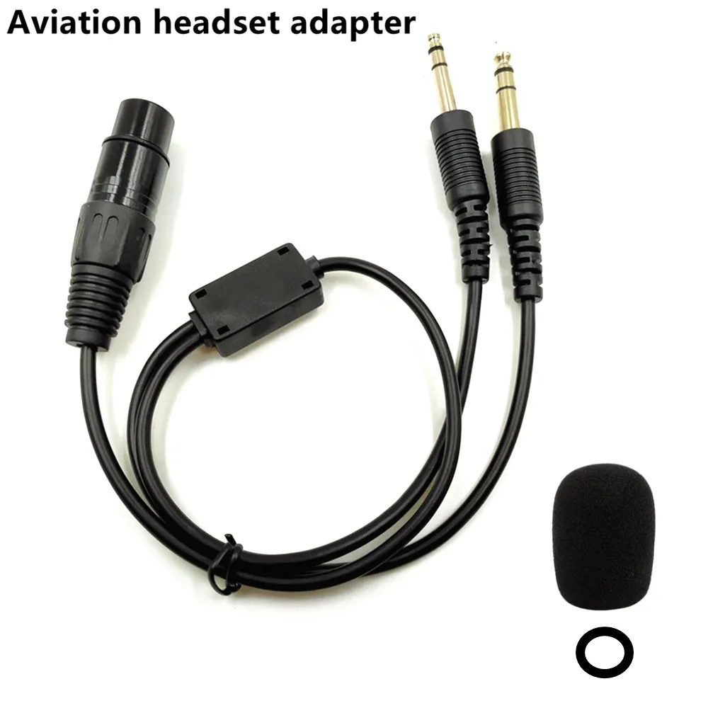 Za Airbus, XLR, Da GA Dvojni Plug 5 Pin Slušalke Kabel Letalske Slušalke Kabel slušalke pribor