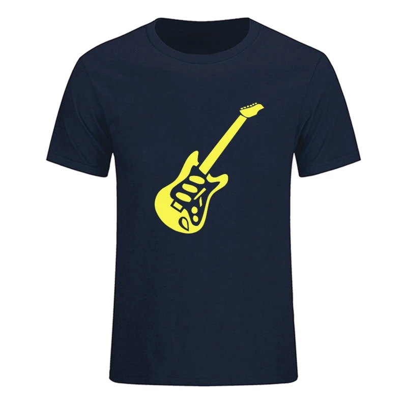 Glasba Guitar Hero SloganMen Bombaža, Kratek Rokav FunnyStreetwear Hip Hop Summerfor Moških Vrhovi & T-Shirt
