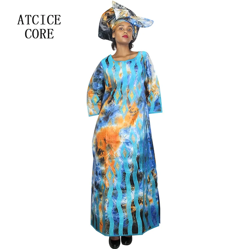Afriške bazena riche vezenje dashiki afriška oblačila bombaž afriške obleke za ženske