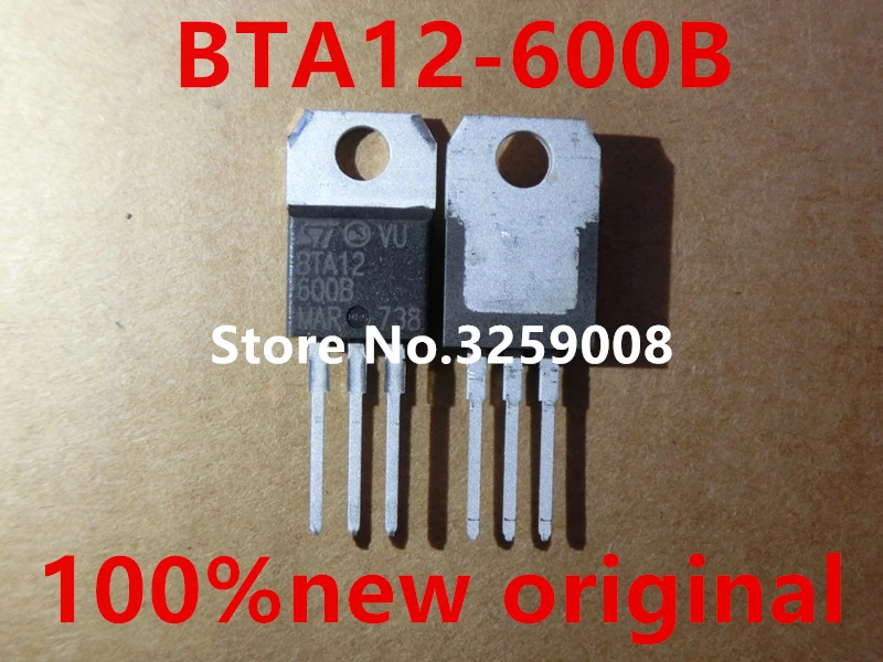 BTA12-600B novih, uvoženih original 10PCS/50PCS