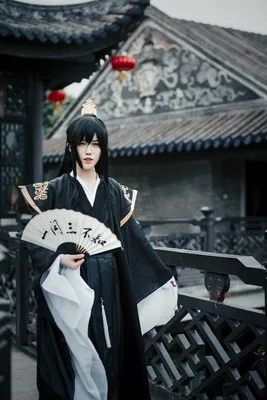 Nie HuaiSang Cosplay Velemojster Demonski Gojenje Kostum Ustanovitelj Diabolism Kitajski Kostum MO DAO ZU SHI Celoten Sklop