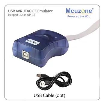 USB AVR JTAG LEDU Emulator brezplačno ATMEGA16 mini PCB board(1pcs na naročilo) JTAGICE mega169 mega128 mega64 atmega32a