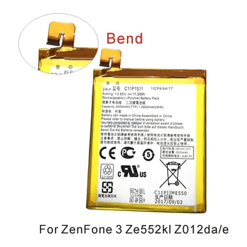 Visoka Kakovost 3000mAh C11P1511 Nadomestna Baterija Za Asus ZenFone 3 Ze552kl Z012da/e ZenFone 4 Selfie ZD553KL