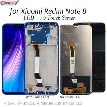 Zaslon Za Xiaomi Redmi Opomba 8 Lcd-Zaslon 10 Zaslonu na Dotik Zamenjava Preizkušen Pametni LCD Zaslon Računalnike Rezervni Deli