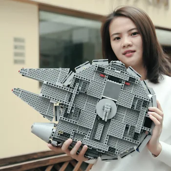 1381pcs Star Wars Millennium Falcon Slika Zbrati Izobraževalne Igrače Model gradniki Neškodljiv Opeke Darilo za Otroke