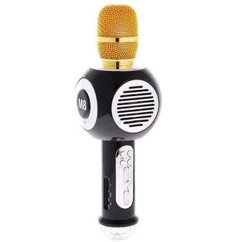 M8 Neon Brezžična tehnologija Bluetooth Mikrofon Mobilnega Telefona Karaoke Živo KTV Zvočnik Kondenzatorja Karaoke Strokovno