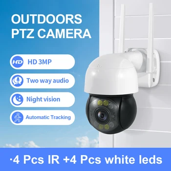 INQMEGA H. 265 PTZ Wifi IP Kamera Zunanja AI Človekovih Auto Tracking Brezžična Kamera MP Pametne Luči Varnosti CCTV Kamere