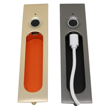 Vroče Smart brez ključa Prstnih Zaklepanje USB Polnilne Elektronski Predal Ključavnice za Pohištvo Anti-Theft Varnostni Kabinet Zaklepanje