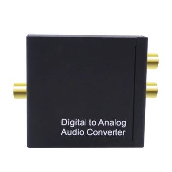 Digitalno Analogni Pretvornik DAC Digitalni SPDIF Toslink v Analogni Stereo o L/R Prilagodilnik Pretvornika z Optičnim Kablom za PS3 XB